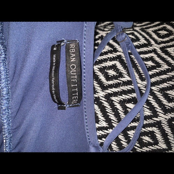 Periwinkle Blue Urban Outfitters Strappy Lowcut Jumpsuit - Picture 9 of 16